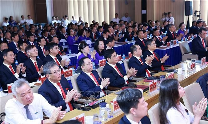 Các đại biểu tham dự Đại hội đại biểu Đảng bộ Tập đoàn Điện lực Việt Nam lần thứ IV, nhiệm kỳ 2025 - 2030. (Ảnh: Dương Giang/TTXVN) thu-tuong-phai-dap-ung-yeu-cau-dien-cho-phat-trien-dat-nuoc-6.jpg