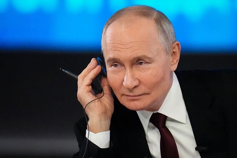 Tổng thống Nga Vladimir Putin.