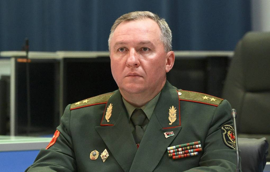 Bộ trưởng Quốc phòng Belarus Viktor Khrenin.