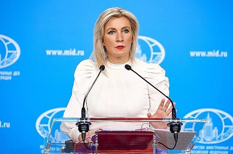 Phát ngôn viên Bộ Ngoại giao Nga Maria Zakharova.