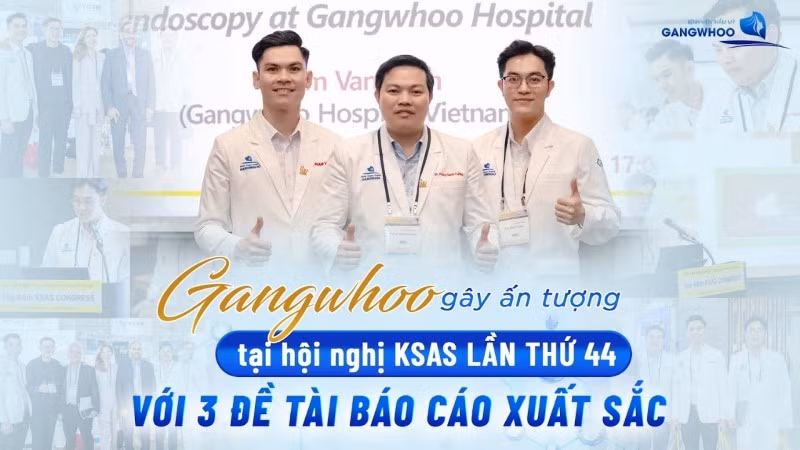 Bệnh viện Thẩm mỹ Gangwhoo có 3 bác sĩ báo cáo tại Hội nghị KSAS lần thứ 44