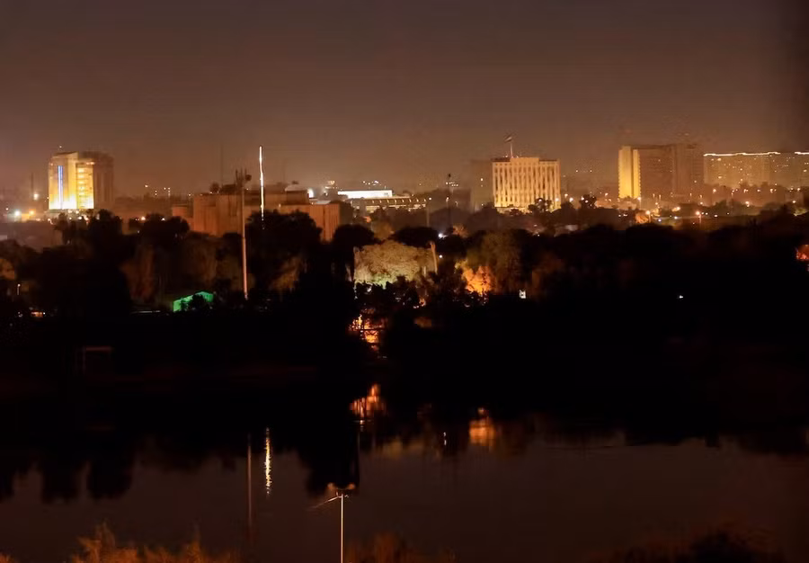 Một góc nhìn về Khu vực Xanh ở Baghdad, Iraq. (Ảnh: Reuters)