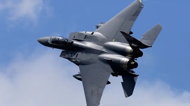 Chiếc F-15E Strike Eagle.