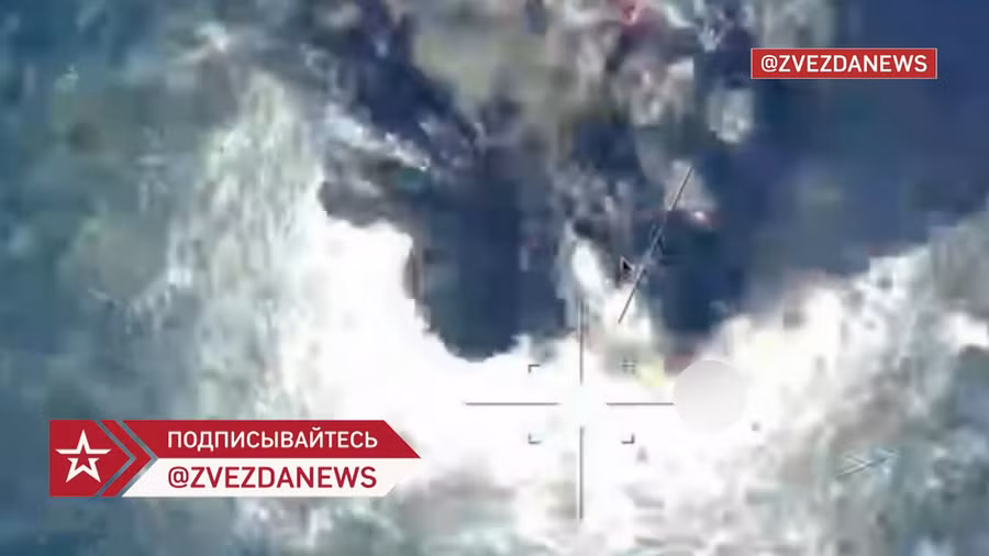 Cận cảnh khoảnh khắc loạt xuồng không người lái bị phá hủy trên Biển Đen