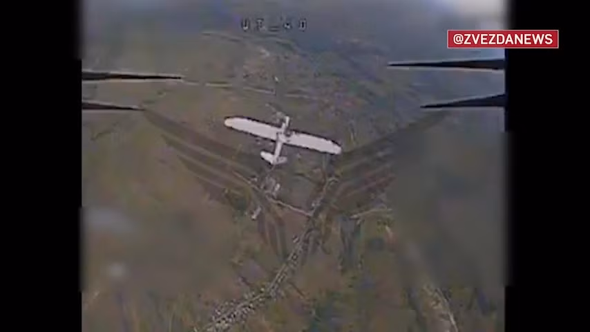 Hình ảnh drone FPV truy kích và tiêu diệt loạt UAV tầm cao trong tích tắc