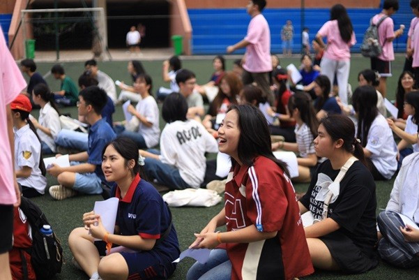 Các em trại viên tham gia Pan Game - hoạt động mô phỏng Ngày hội Thể thao tại trường Amsterdam. amsterdam-chia-se-kinh-nghiem-thi-cap-3a.jpg