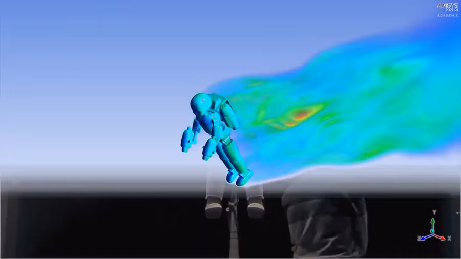 Lần đầu tiên robot hình người bay lên như phim viễn tưởng