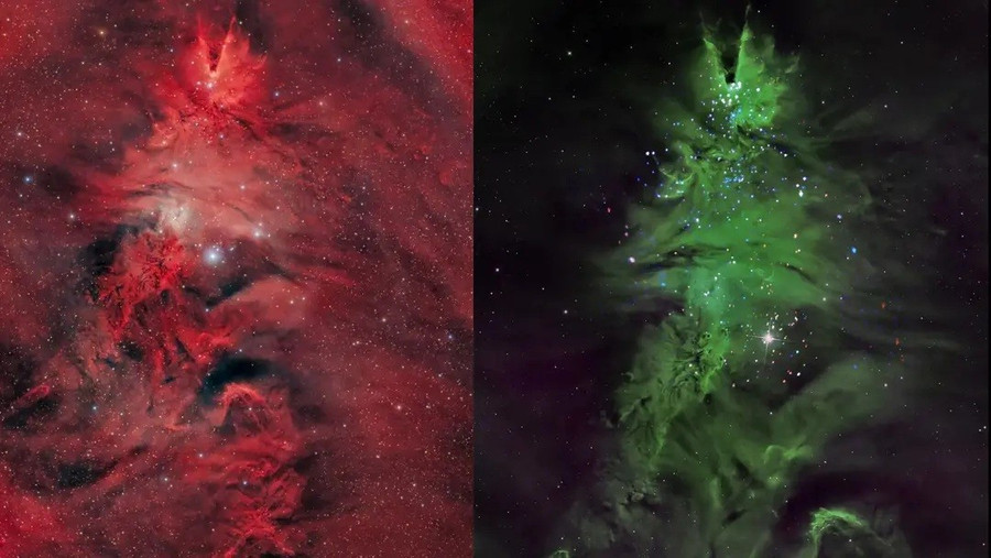 Cây thông vũ trụ lộ diện bí mật hình thành sao dữ dội trong Ngân Hà