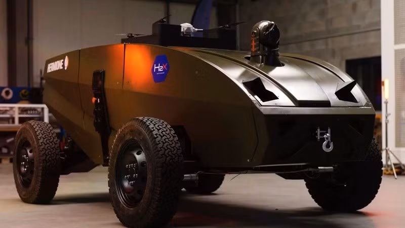 Xe chiến trường chạy hydrogen hoạt động suốt 20 giờ không nghỉ