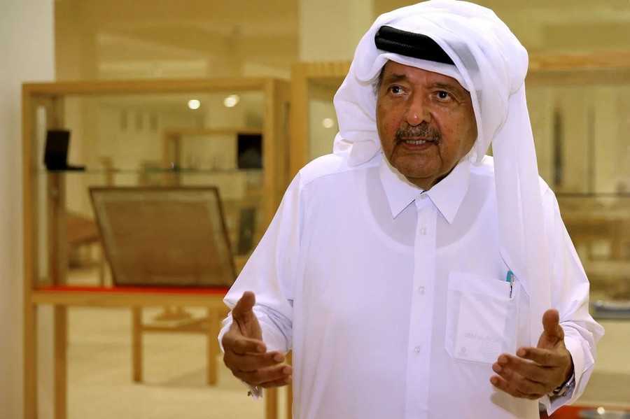 Sheikh Faisal Bin Qassim Al Thani cho biết ông bắt đầu bảo tàng như một sở thích. Ảnh: Mustafa Abumunes/AFP bao-tang-lap-di-2.jpg