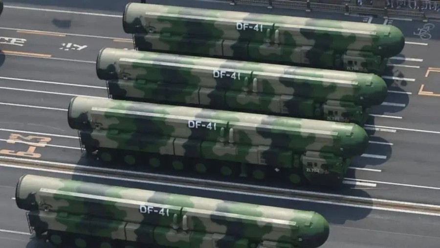 Hình ảnh minh họa. Các tên lửa đạn đạo liên lục địa của Trung Quốc được cho là đã nạp vào các hầm phóng mới gần biên giới Mông Cổ. (Ảnh: Quân đội Trung Quốc)