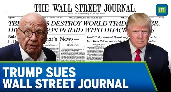 Ông Trump đã nộp đơn kiện Wall Street Journal và các chủ sở hữu của tờ báo này, trong đó có ông Rupert Murdoch. ong-trump-kien-wall-street-journal-doi-10-ti-usd-vi-bai-viet-gay-chan-dong-2.jpg