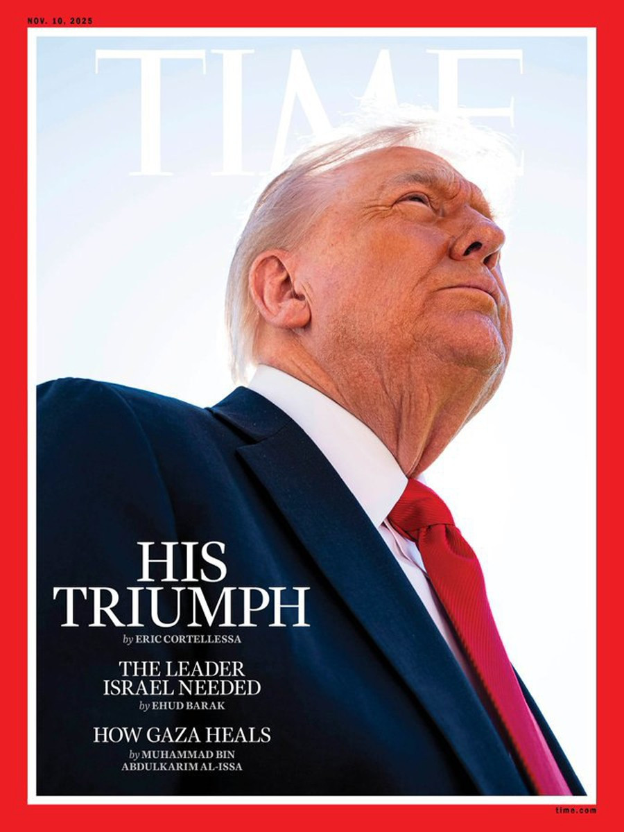 Ảnh ông Trump trên bìa tạp chí TIME. tong-thong-trump-chi-trich-anh-bia-tap-chi-time-khien-ong-mat-toc.jpg