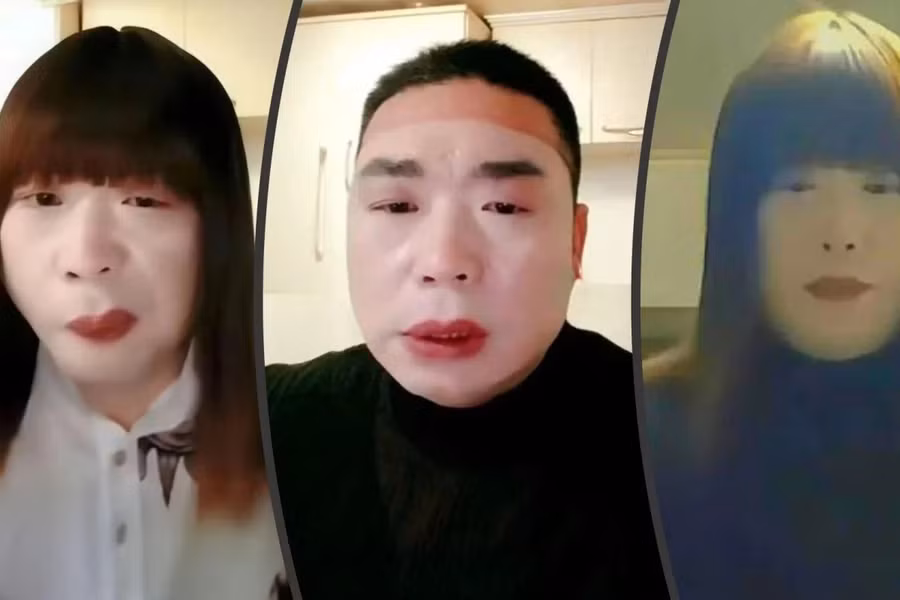 Một người đàn ông cải trang ở Trung Quốc đã bí mật quay phim cảnh quan hệ của mình nhiều nam giới khác đã gây ra những lo ngại nghiêm trọng về sức khỏe cộng đồng. Ảnh: SCMP/Weibo/Douyin