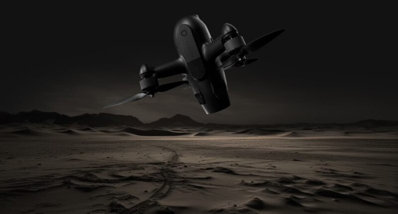 Drone đánh chặn Gobi. Ảnh: Harmattan AI