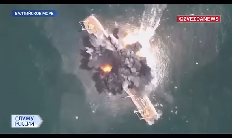 Màn hủy diệt mục tiêu bằng Lancet và xuồng của Hạm đội Baltic