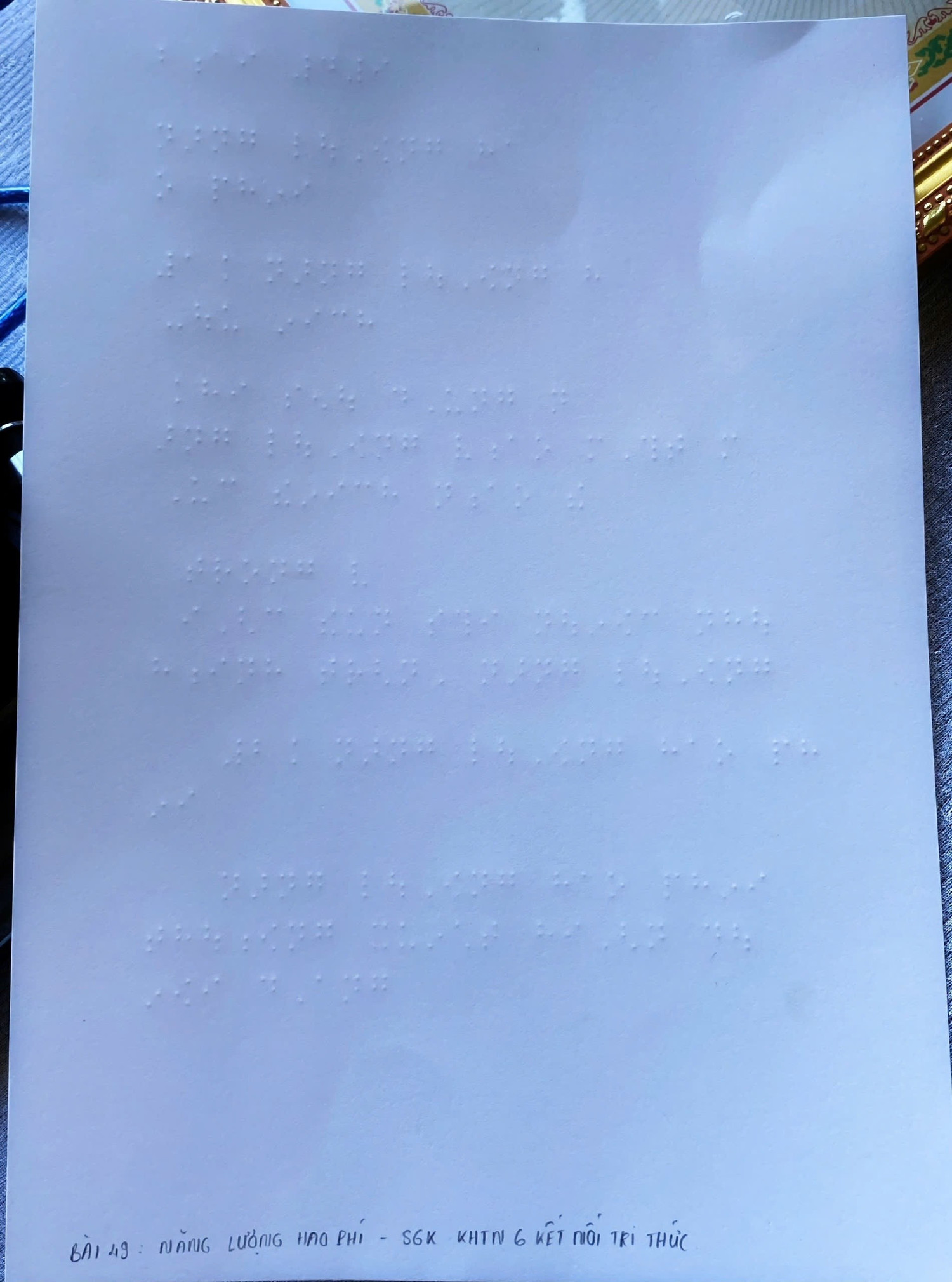 Sinh viên sư phạm chế máy in chữ nổi Braille Báo Giáo dục và Thời đại