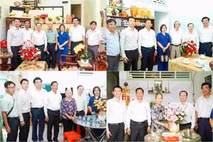 Bí thư Thành uỷ Cần Thơ thăm, chúc mừng nhà giáo lão thành nhân dịp 20/11.