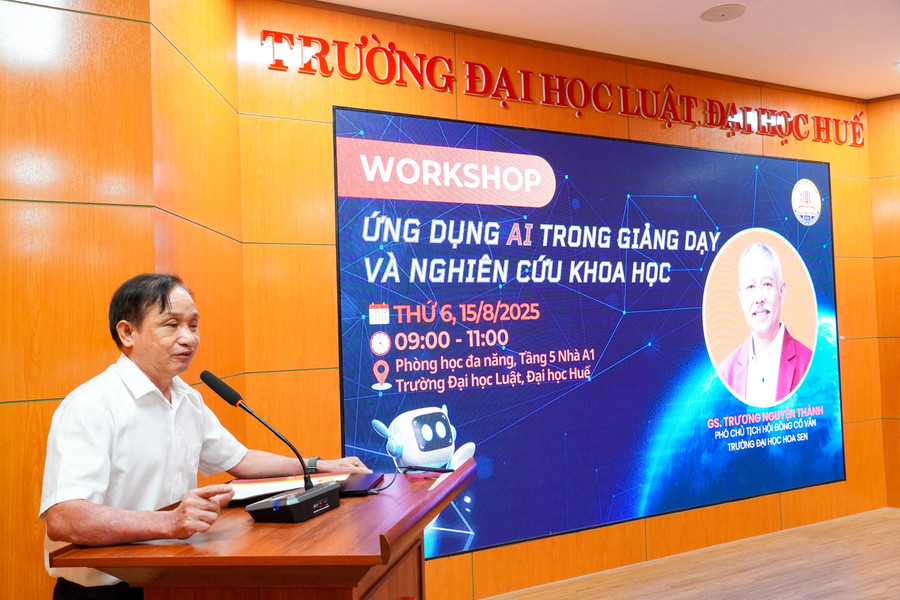 Phát biểu khai mạc của PGS.TS Đoàn Đức Lương, Hiệu trưởng Trường Đại học Luật, Đại học Huế. dsc03263.jpg