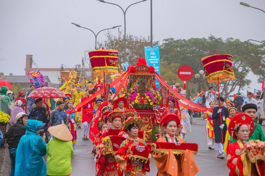 Lễ hội Điện Huệ Nam tại TP Huế được công nhận là Di sản văn hóa phi vật thể quốc gia. (Ảnh: TTBTDTCĐH).