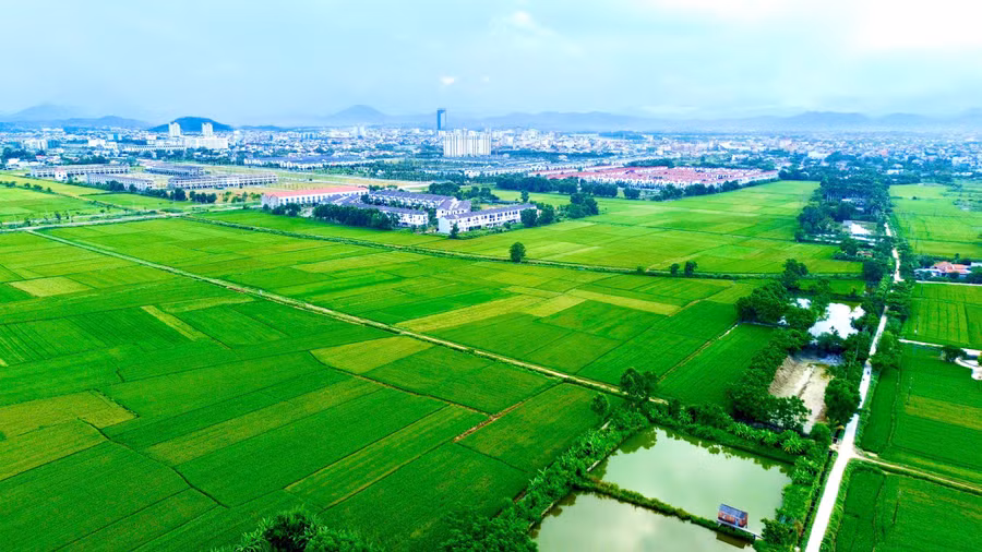 Một trong những vị trí chọn xây dựng khu tái định cư đường sắt cao tốc Bắc - Nam tại TP Huế.