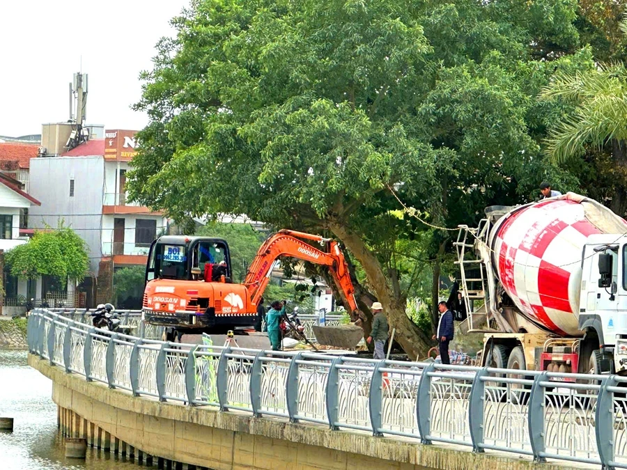 Các dự án trọng điểm tại TP Huế được khởi động trở lại sau thời gian thiếu vốn. (Ảnh: P.A)
