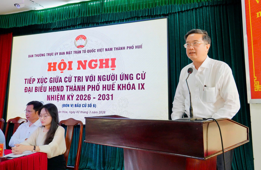 GS.TS Nguyễn Vũ Quốc Huy với chương trình hành động xây dựng TP Huế trở thành trung tâm y tế, giáo dục chất lượng cao của khu vực.