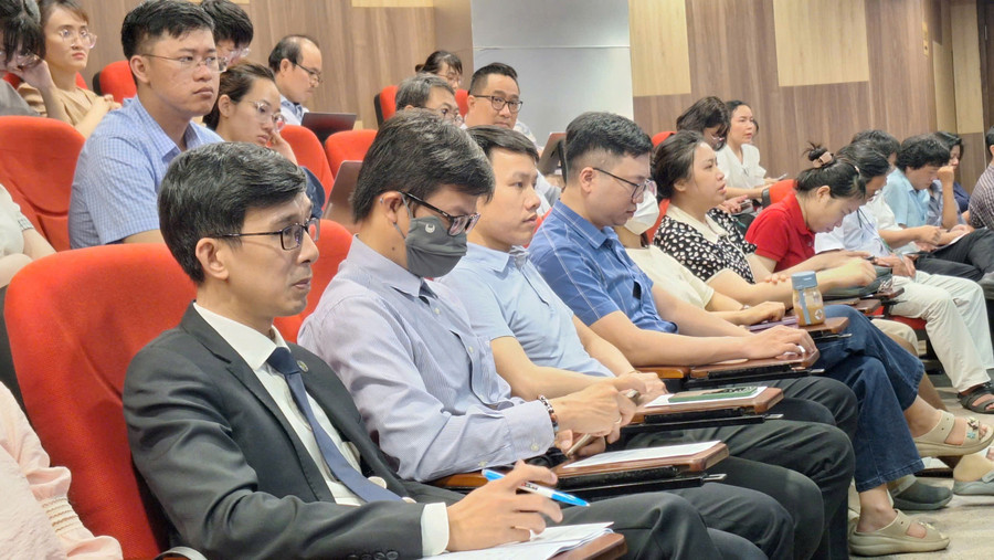 Hội nghị là diễn đàn quan trọng nhằm thúc đẩy tư duy mới trong lãnh đạo và quản trị đại học thời chuyển đổi số và thúc đẩy các đề xuất chính sách đột phá cho khối giáo dục đại học ngành Y – Dược. (Ảnh: Đại Dương) z6607561230841-8d816e067f550e893863845c59baa164.jpg