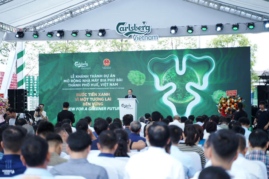 Ông Phan Quý Phương, Phó Chủ tịch UBND TP Huế phát biểu tại buổi lễ. ong-phan-quy-phuong-pho-chu-tich-ubnd-tp-hue.jpg