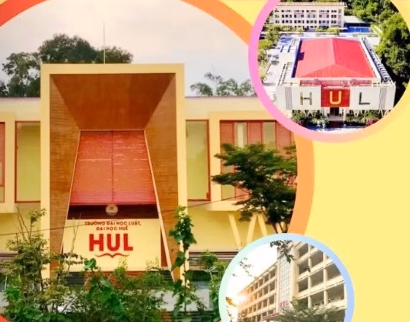 Trường Đại học Luật, Đại học Huế tặng hơn nửa tỷ đồng cho sinh viên nhân dịp kỷ niệm trường. (Ảnh: HUL)