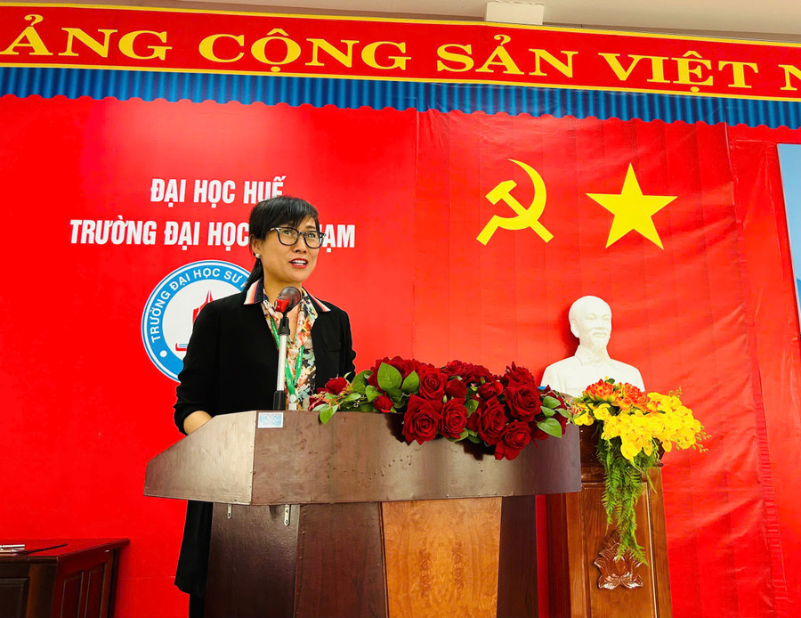 PGS.TS Tạ Thị Thu Hiền – Giám đốc Trung tâm KĐCLGD – ĐHQGHN nhận xét về đợt đánh giá ngoài. z6869319148501-2c4cceb06b1dca1a11693037dc1943d0.jpg