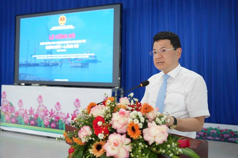 Ông Hoàng Hải Minh - Phó Chủ tịch UBND TP Huế phát biểu tại buổi lễ. (Ảnh: N.M) 3.jpg