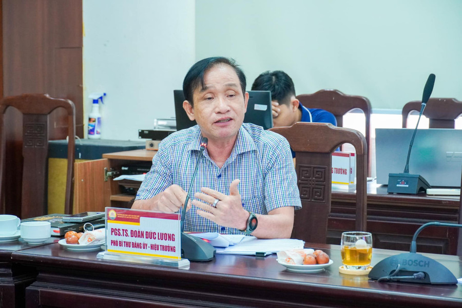 PGS.TS Đoàn Đức Lương, Hiệu trưởng Trường Đại học Luật, Đại học Huế cho rằng duy trì Hội đồng trường ở các trường đại học thành viên là điều không thể thiếu. 518286833-750269670988437-7555634892486307154-n.jpg