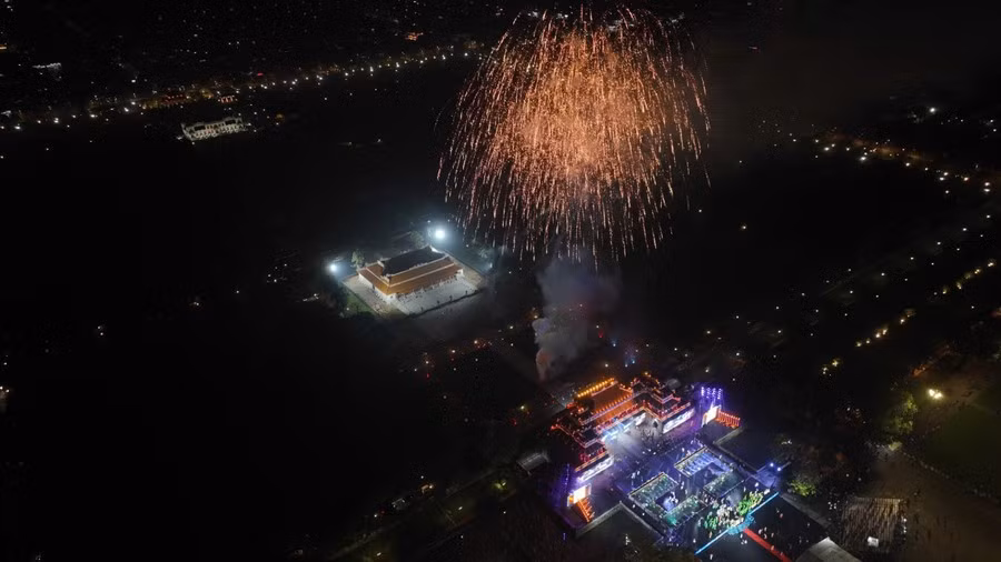TP Huế sẽ có 4 địa điểm bắn pháo hoa, nhiều nhất từ trước đến nay trong đêm Giao thừa Tết Nguyên đán Ất Tỵ 2025. (Ảnh: Đình Hoàng)