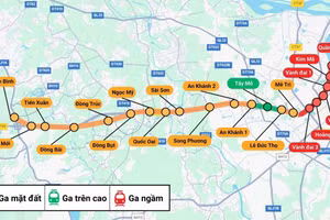 Metro số 5 (Văn Cao – Hòa Lạc) – tuyến huyết mạch kết nối trung tâm với hành lang đô thị phía Tây