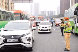 Phân luồng ra vào nội đô Hà Nội theo 6 hướng dịp Tết Nguyên đán 2025