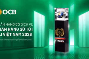 Năm thứ hai liên tiếp OCB được vinh danh tại Global Banking & Finance Awards