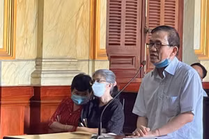 Bị cáo Trương Vui tại phiên tòa sơ thẩm