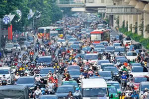 Các khu vực Hà Nội dự kiến cấm xe máy xăng từ 1/7