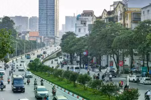 Một góc tại đường Nguyễn Chí Thanh, Hà Nội