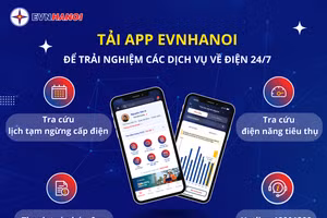 Tải App EVNHANOI để trải nghiệm dịch vụ 24/7