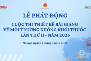 Thể lệ cuộc thi thiết kế bài giảng về môi trường không khói thuốc năm 2026