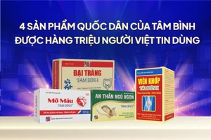 4 sản phẩm Tâm Bình – Niềm tin triệu người Việt