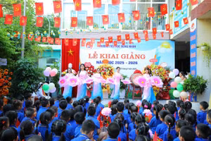 Trường Tiểu học Đồng Nhân tưng bừng khai giảng năm học 2025-2026
