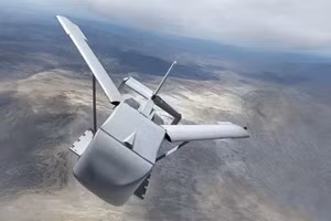 Tàu lượn chở hàng siêu độc đáo để tiếp tế cho các khu vực nguy hiểm