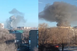 Nhà máy sản xuất hơn 50% lượng đạn pháo của Nga ở Orsk bốc cháy