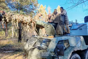 Lữ đoàn cơ giới 41 nhận pháo tự hành Dita cực mạnh