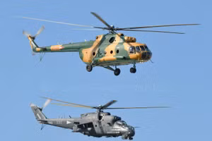Chuyến bay chia tay trực thăng Mi-17 và Mi-24 