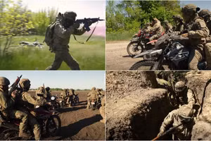 Kiev thành lập đại đội xe mô tô tấn công đầu tiên