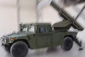 Vệ binh quốc gia được trang bị hệ thống MLRS độc đáo trên khung gầm Humvee